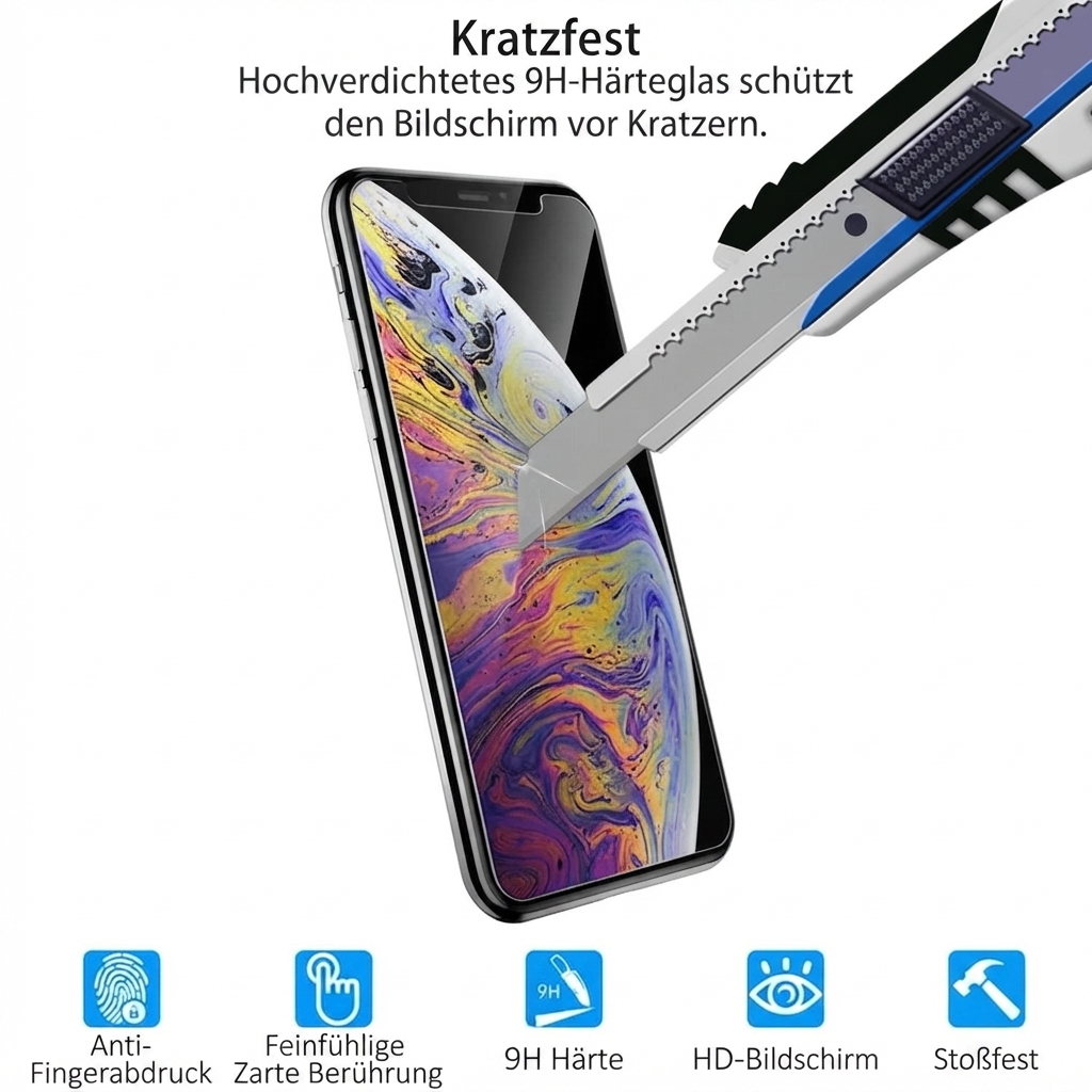 9H Displayschutzfolie aus gehärtetem Glas für iPhone 18 17 – Bild 3