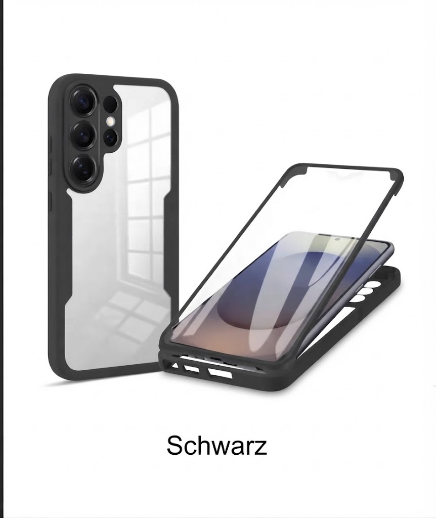 360° Komplettschutz Handyhülle mit Displayschutz für Samsung – Bild 7